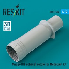 1/72 Dassault Mirage IIIE Exhaust Nozzle for Modelsvit Kit