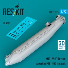1/72 MiG-29 Fulcrum Centerline PTB-1500 Fuel Tank (1pc)