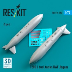 1/72 1200L Fuel Tanks RAF Jaguar (2pcs)