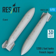 1/72 1200L Fuel Tanks French Jaguar (2pcs)