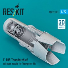 1/72 F-105 Thunderchief Exhaust Nozzle for Trumpeter kit