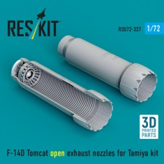 1/72 F-14D Tomcat Open Exhaust Nozzles for Tamiya Kit