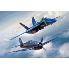 1/72 Gift Set - Blue Angels 80 Years (kit, basic paints, brush, adhesive)
