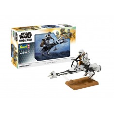 1/12 Speeder Bike (The Mandalorian, Scout Trooper & Grogu Figures)