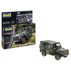 1/35 Lkw gl leicht Wolf Model Set (kit, glue, brush, paints)