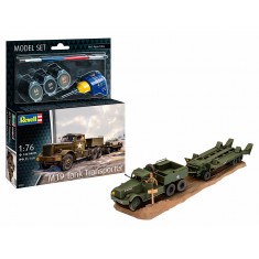 1/76 Model Set - M19 Tank Transporter (kit, paints, brush, glue)