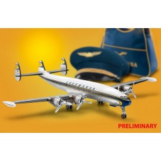 1/144 Model Set - Lockheed L.1049G Super Constellation Lufthansa (kit, basic paints, brush, adhesive)