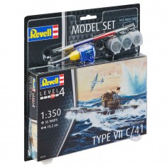 1/350 German Submarine Type VII C/41 Model Set