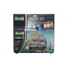 1/450 HMS Victory Gift Model Set (kit, paints, cement & brush)