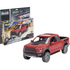 1/25 Ford F-150 Raptor 2017 Model Set (kit, paints, cement & brush)