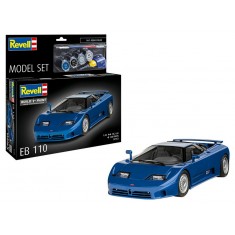 1/24 Bugatti EB110 Model Set (kit, paints, brush and glue)