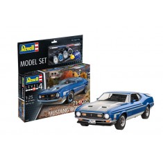 1/25 '71 Mustang Boss 351 Model Set (kit, paints, adhesive & brush)