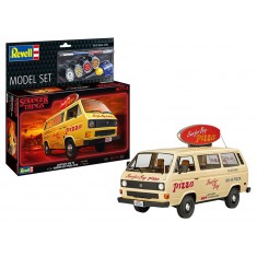 1/25 VW T3 Bus 'Surfer Boy' [Stranger Things] Model Set (kit, paints, brush and glue)