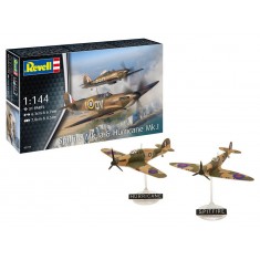 1/144 Starter Kit - Spitfire Mk.Ia and Hurricane Mk.I (kits, Basic paints, brushes, glue)