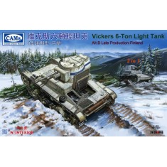 1/35 Finnish Vickers 6-Ton Light Tank Alt B Late Production with Interior (2 in 1)
