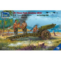 1/35 US 75mm Pack Howitzer M1A1 on Carriage M8 (Dual Combo)