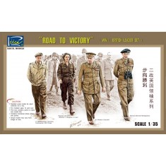 1/35 WWII British Leaders Set "Road to Victory" (4 Figures)