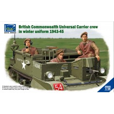1/35 British Commonwealth Universal Carrier Crew in Winter Uniform 1943-1945 (3 Figures)