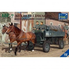 1/35 German HF.7 Steel Field Wagen Trailer with Resin Parts (Dual pack)