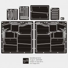 1/35 Pzjag VI Jagdtiger Fenders & Side Skirts for Dragon kits