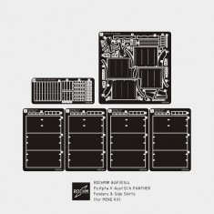 1/35 PzKpfw V Panther Ausf.D/A Fenders & Side Skirts for Meng Model