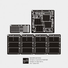 1/35 PzKpfw V Panther Ausf.D/A Fenders & Side Skirts for Takom Models
