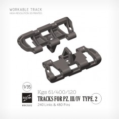 1/35 Kgs 61/400/120 Workable Tracks for Pz.III/IV Type.2