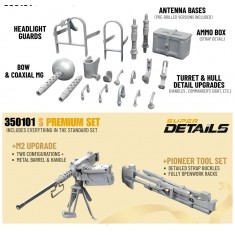 1/35 M24 Chaffee Tank Detail Set (Premium) for Tamiya Kit