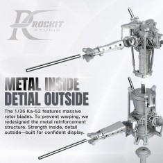 1/35 Kamov Ka-52 Metal Rotor Shaft for Trumpeter kit