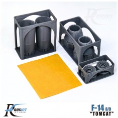 1/48 F-14B/D Tomcat Closed Exhaust Nozzles for Great Wall Hobby Kit