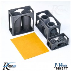 1/48 F-14 Tomcat Exhaust Nozzles (Opened) for Tamiya kit