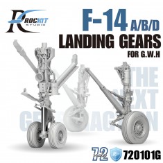 1/72 F-14 A/B/D Landing Gears for Great Wall Hobby kits