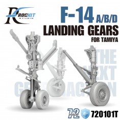 1/72 F-14 A/B/D Landing Gears for Tamiya kits