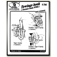 1/35 German Tank Towing Hooks