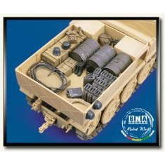 thumbnail image 2 of 1/35 Scale Resin Stowage Kit For German Sd.Kfz. 251 Half-Track – Unpainted Model Kit 35931-51 2 of 5