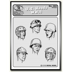 1/35 WWII US Heads Set Vol.1