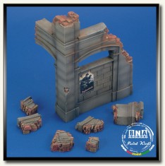 1/35 German Building Ruin Section Vol.1