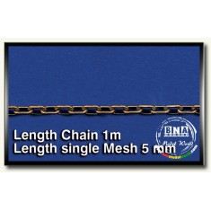 Metal Chain (B) Length Single Mesh 5mm