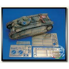 1/35 French Battle Tank Char B1 bis Detail-up Set for Tamiya kit #35282