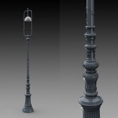 1/35 Antique Street Lamp