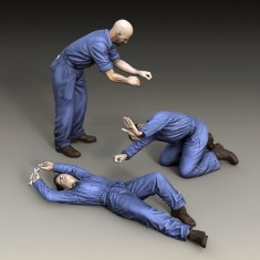 1/35 Mechanics (3 figures)
