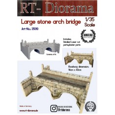 1/35 Large Stone Arch Bridge (Ceramic)