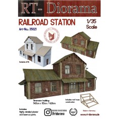 1/35 Railroad Station Modular System (Ceramic)