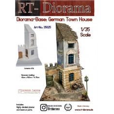 1/35 German Town House Diorama Base (Ceramic)