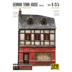 1/35 German Town House No.1 (Ceramic)