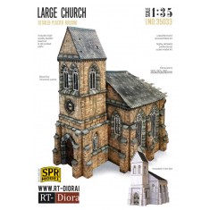 1/35 Large Church (Ceramic)