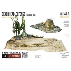 1/35 Beachhead Defense Diorama Base (Ceramic)