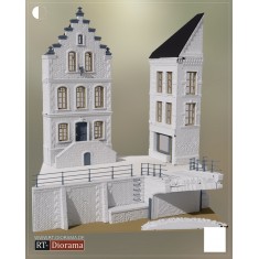 1/35 Broken Bridge Netherlands Diorama Base (Ceramic)