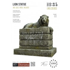 1/35 Lion Statue (Ceramic)