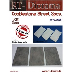 1/35 Cobblestone Street (3pcs) (Ceramic)